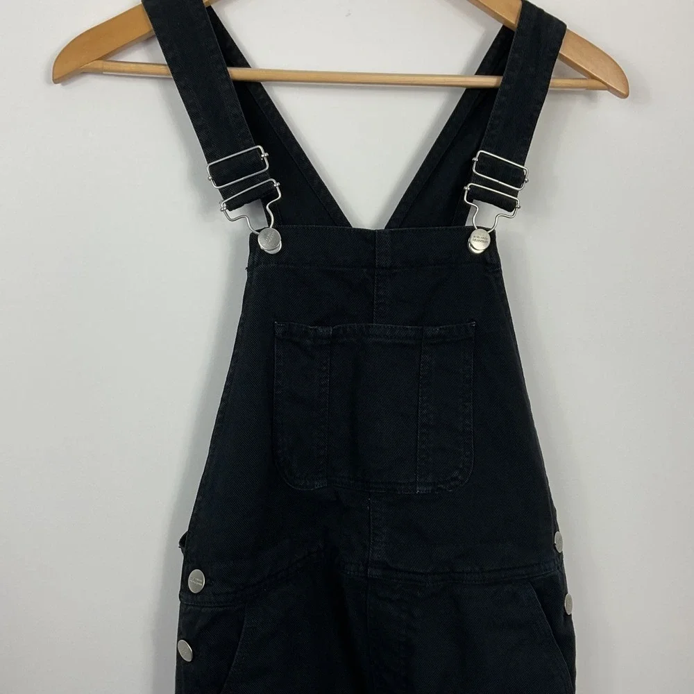 Zara MMXXI X Alastair McKimm Black Denim Overalls Kids Size M